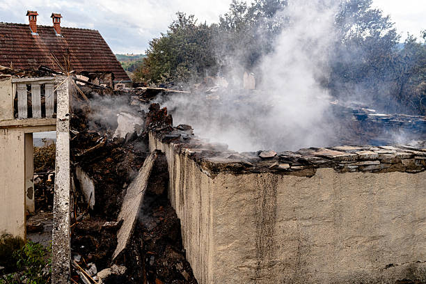 Professional Fire Damage Removal technician working in Worcester, PA